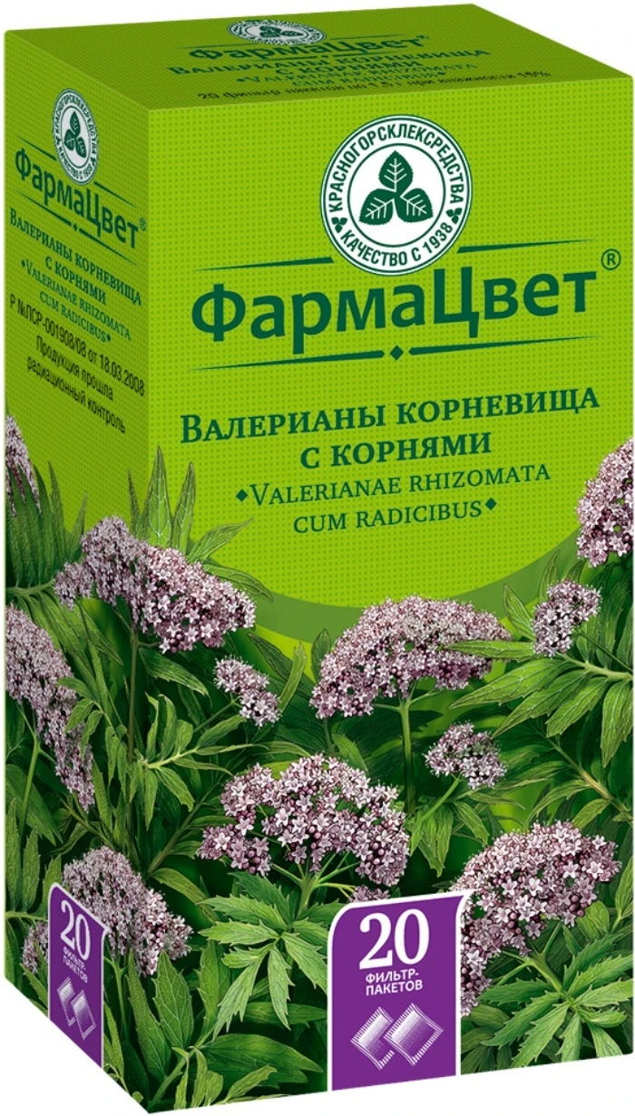 Валерианы корневища и корни ф/п 1,5г N20 (Европлант)